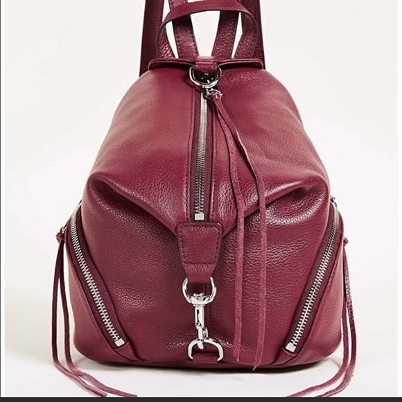Rebecca Minkoff Handbags - EUC Rebecca Minkoff Mini Julian Backpack Açai Burgundy
